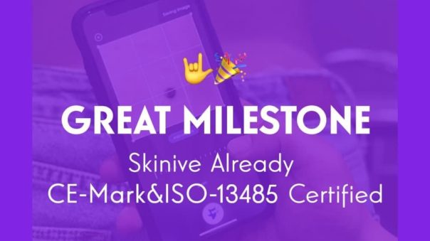Skinive has been CE Marked as a medical device