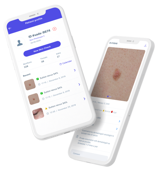 Skinive MD App <span>Pour les professionnels de la santé afin d'améliorer les soins aux patients</span>