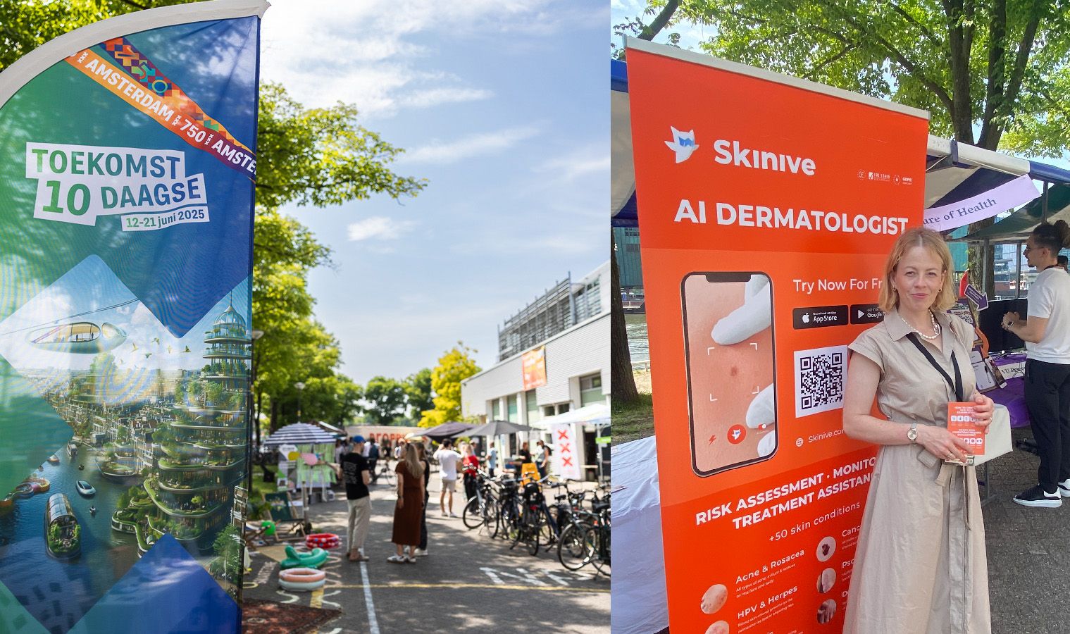 AI Skin scanner app showcase