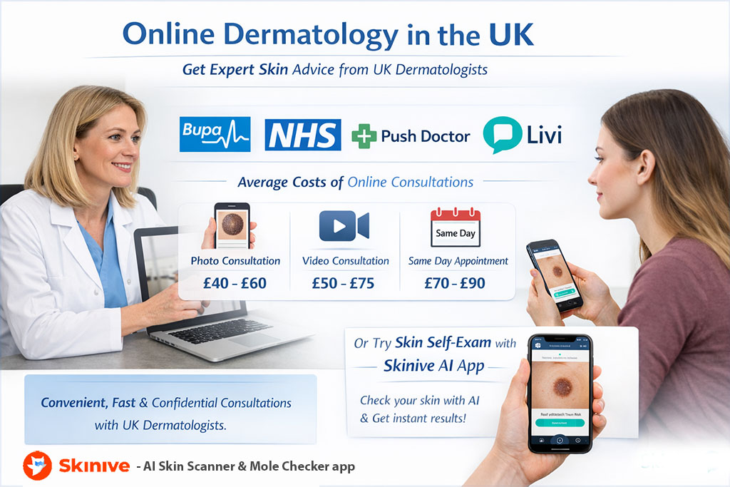 Online dermatologist in UK