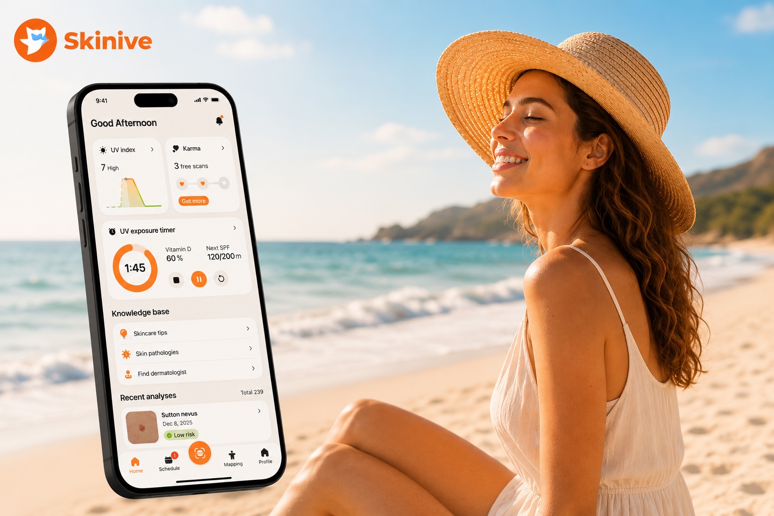 SkiniveがUV保護＆モニタリング機能を新たにリリース