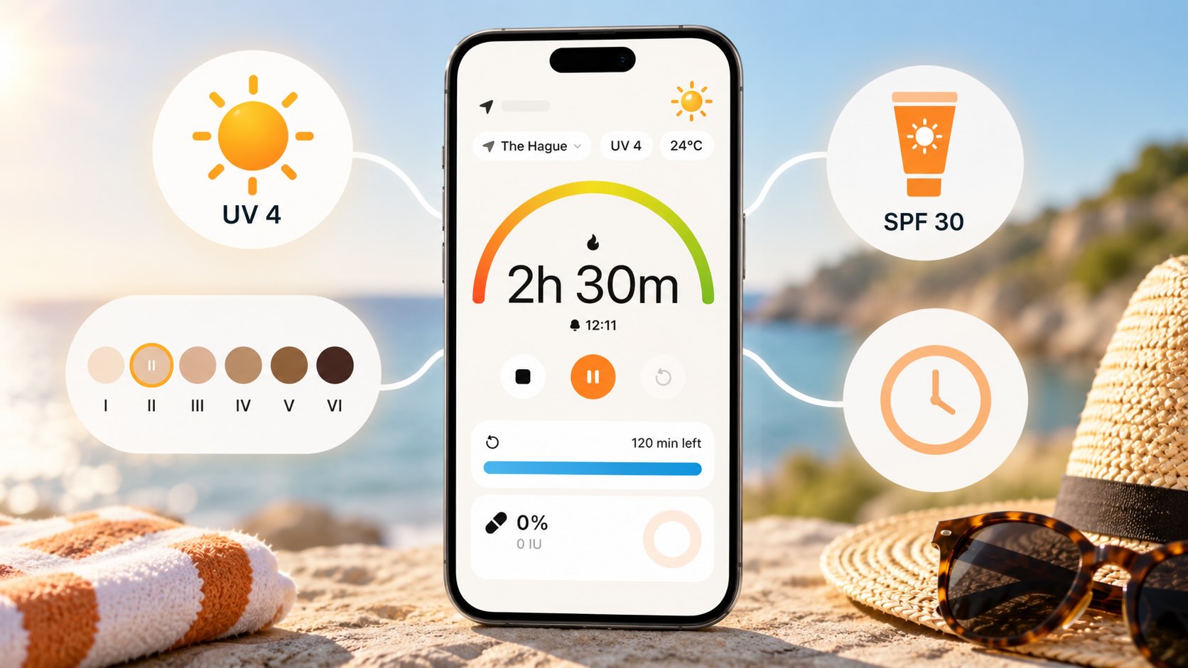 Personalized UV Exposure Timer