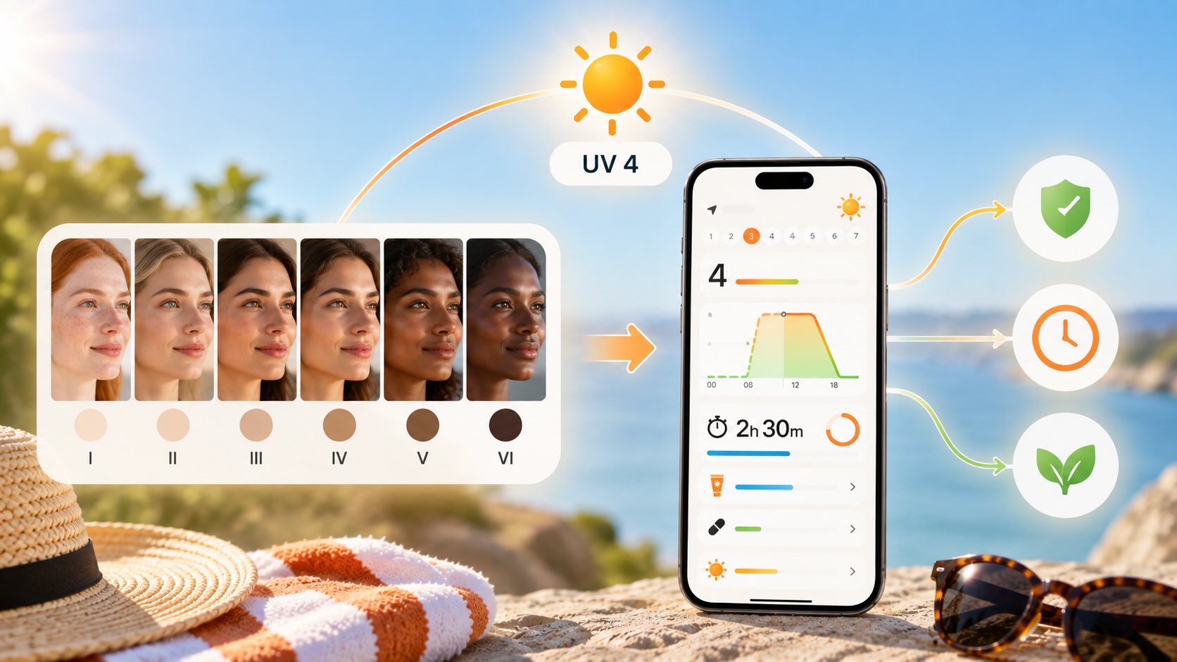 A UV Tracker Personalized to Your Skin Type